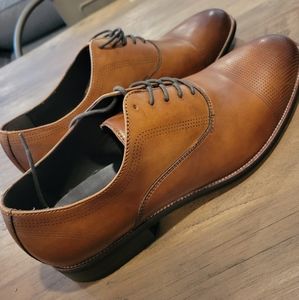 Kenneth Cole men's shoes brown classy leather brand new size 12